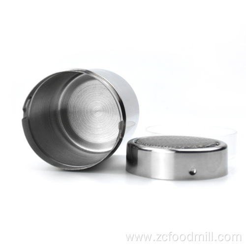 304 Stainless Steel Spice Pepper Dispenser With Lid